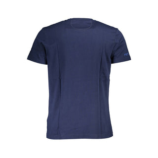 La Martina Blue Cotton Men T-Shirt