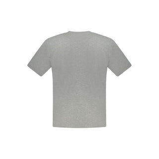 North Sails Gray Cotton Men T-Shirt