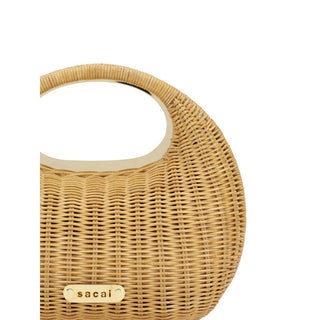 Sacai Rattan Handbag