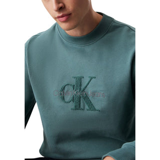 Calvin Klein Jeans Green Cotton Sweater