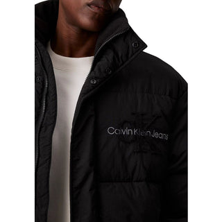 Calvin Klein Jeans Black Recycled Polyamide Jackets & Coat