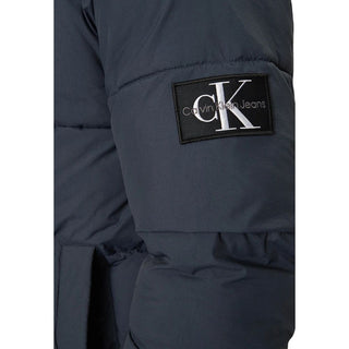 Calvin Klein Jeans Blue Polyamide Jackets & Coat