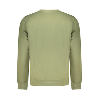 Hugo Boss Green Cotton Men Sweater