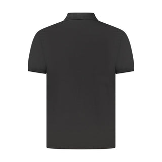 Calvin Klein Black Cotton Men Polo Shirt