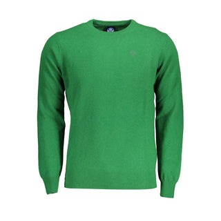 North Sails Green Wool Men Sweater