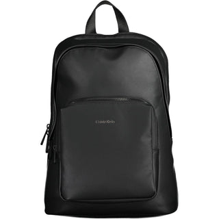 Calvin Klein Black Polyester Men Backpack