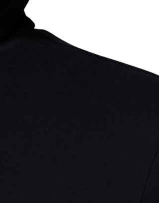 Dolce & Gabbana Blue Logo Full Zip Hooded Sweatshirt Sweater