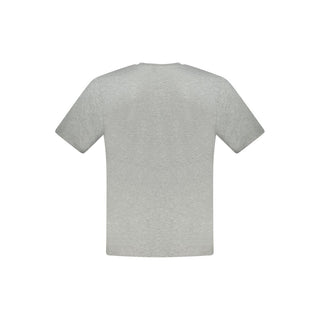 North Sails Gray Cotton Men T-Shirt