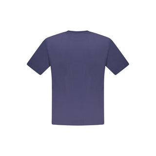 North Sails Blue Cotton Men T-Shirt