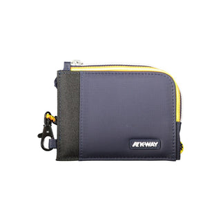 K-WAY Blue Polyamide Men Wallet