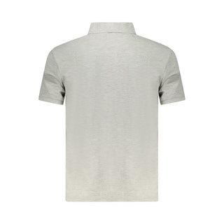 North Sails Gray Cotton Men Polo Shirt