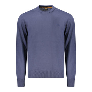 Hugo Boss Blue Wool Men Sweater