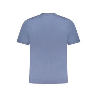 North Sails Blue Cotton Men T-Shirt