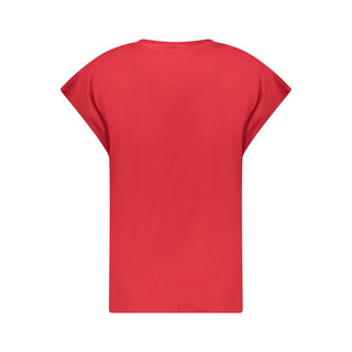 Pepe Jeans Red Cotton Women T-Shirt