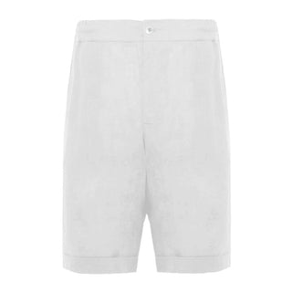Alpha Studio White Linen Short