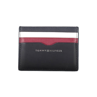 Tommy Hilfiger Blue Leather Men Wallet