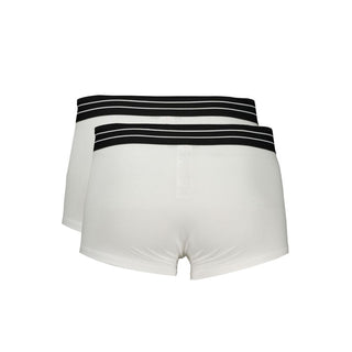 Cavalli Class White Cotton Men Boxer