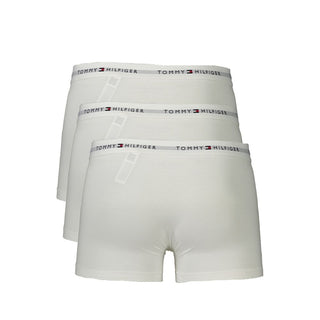 Tommy Hilfiger White Cotton Men Boxer