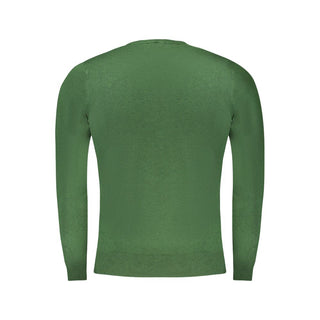 Cavalli Class Green Viscose Men Sweater