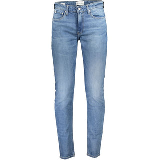 Calvin Klein Light Blue Cotton Jeans & Pant