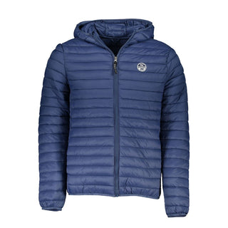 North Sails Blue Polyamide Men Jacket