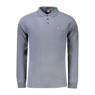 Norway 1963 Gray Cotton Men Polo Shirt