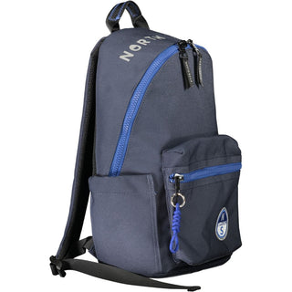 North Sails Blue Polyester Men Backpack