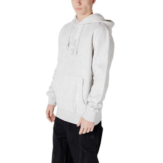 Calvin Klein Jeans Gray Cotton Hoodie