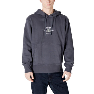 Calvin Klein Jeans Gray Cotton Hoodie