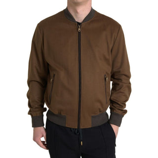 Dolce & Gabbana Brown Cashmere Jacket