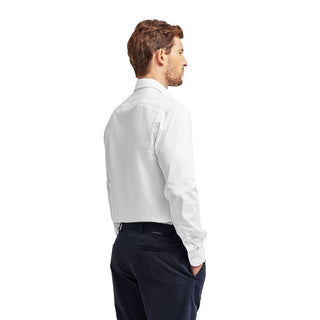 Ballantyne White Cotton Dress Shirt