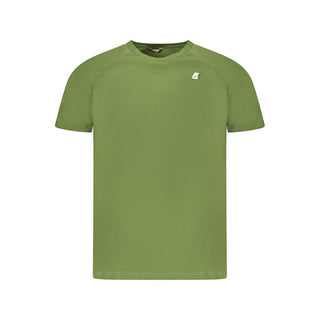 K-WAY Green Cotton Men T-Shirt