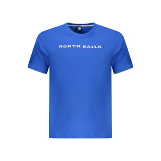 North Sails Blue Cotton Men TShirt