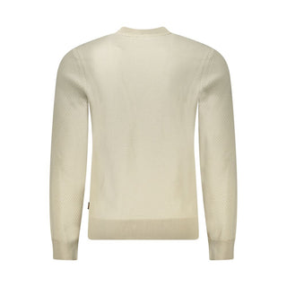 Hugo Boss Beige Cotton Men Sweater