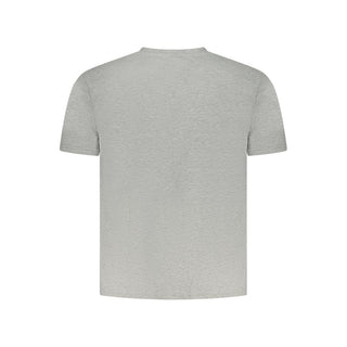 North Sails Gray Cotton Men T-Shirt