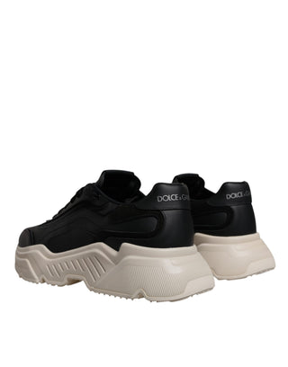 Dolce & Gabbana Black White Daymaster Low Top Sneakers Shoes