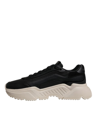 Dolce & Gabbana Black White Daymaster Low Top Sneakers Shoes