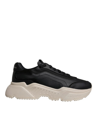 Dolce & Gabbana Black White Daymaster Low Top Sneakers Shoes