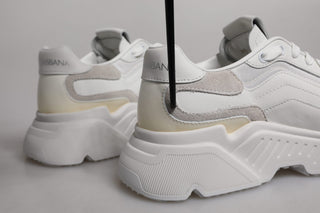 Dolce & Gabbana White Daymaster Low Top Sneakers Shoes