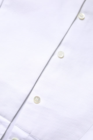 Dolce & Gabbana White Cotton Dress Collared Dress Shirt Top