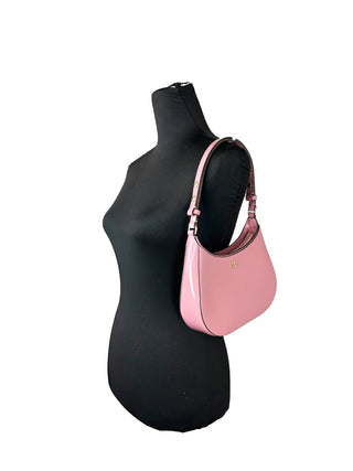 Tory Burch Patent Emerson Small Shoulder Bag Purse Pink