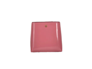 Tory Burch Patent Emerson Small Bucket Bag Purse Pink
