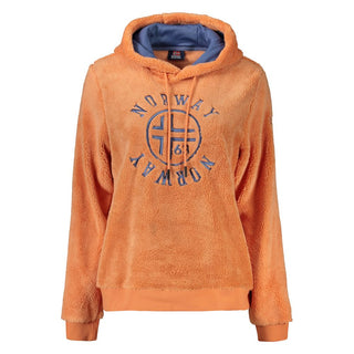 Norway 1963 Orange Polyester Women Sweater