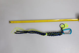 Dolce & Gabbana Multicolor Tape String DG Logo Keychain Polyester Keyring