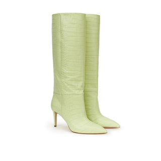 Paris Texas Green Leather Boot