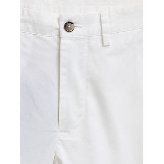 Dolce & Gabbana White Cotton Bermuda Shorts