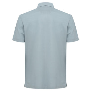 Corneliani Blue Cotton Polo Shirt