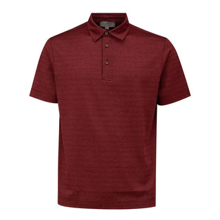 Canali Red Cotton Polo Shirt