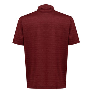 Canali Red Cotton Polo Shirt