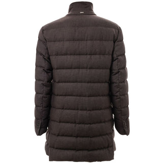 Herno Brown Wool Jackets & Coat
